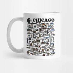 Chicago Map Mug